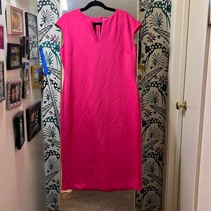 Pink work dress